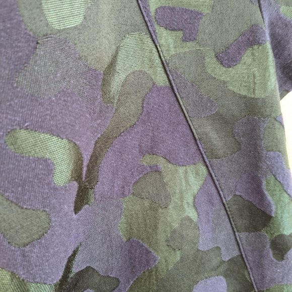 Topshop Jacquard Camoflage A-Line Dress - 2 - Picture 6 of 8